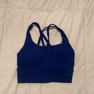 Lululemon energy longline ribbed sports bra